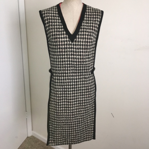 Vintage Black & White Hounds-tooth Tunic & Dress - Picture 3 of 8
